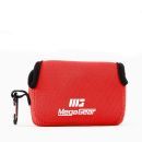 MegaGear ''Ultra Light'' Neoprene Camera Case Bag with Carabiner for Canon PowerShot G9 X Mark II, G9 X Digital Camera (Red, Neopr