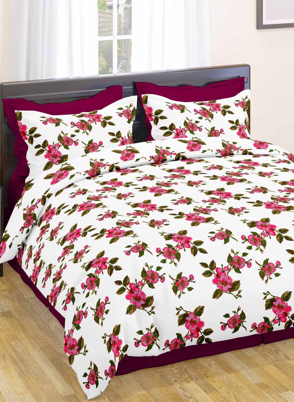 BIANCA Cotton Single Bedsheet with 1 Pillow Cover Buy BIANCA Cotton