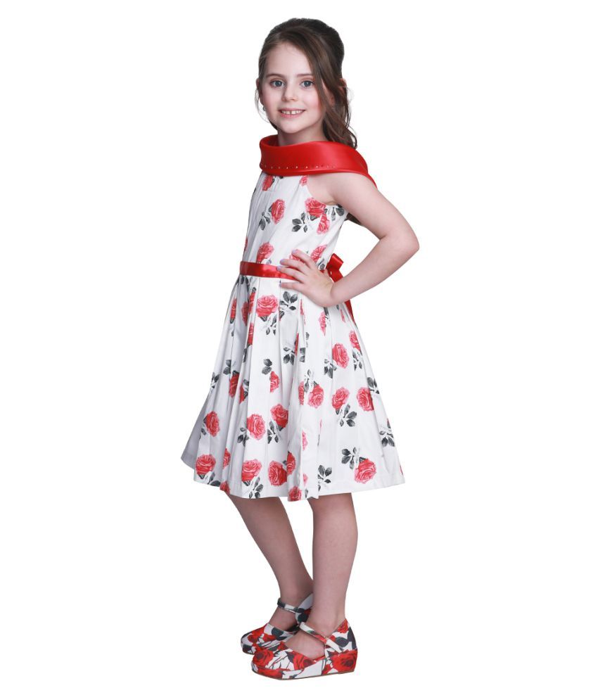 Cutecumber Girls Partywear Cotton Twill Dress Buy Cutecumber Girls