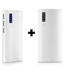 STONX P2-10K Combo of 2 10400 -mAh Li-Ion Power Bank White