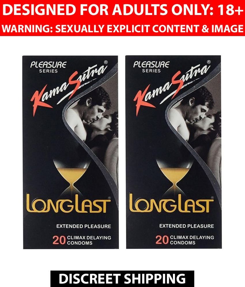     			KamaSutra Long Lasting Climax Delaying Condom (20 Each) Pack of 2