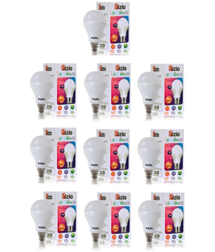     			Vizio 9W LED Bulbs Natural White - Pack of 10