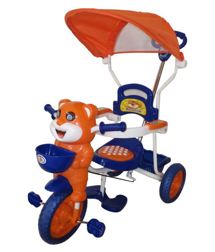     			HLX-NMC HAPPY TIGER KIDS DELUXE TRICYCLE - BLUE/ORANGE (EASY ASSEMBLY EDITION)