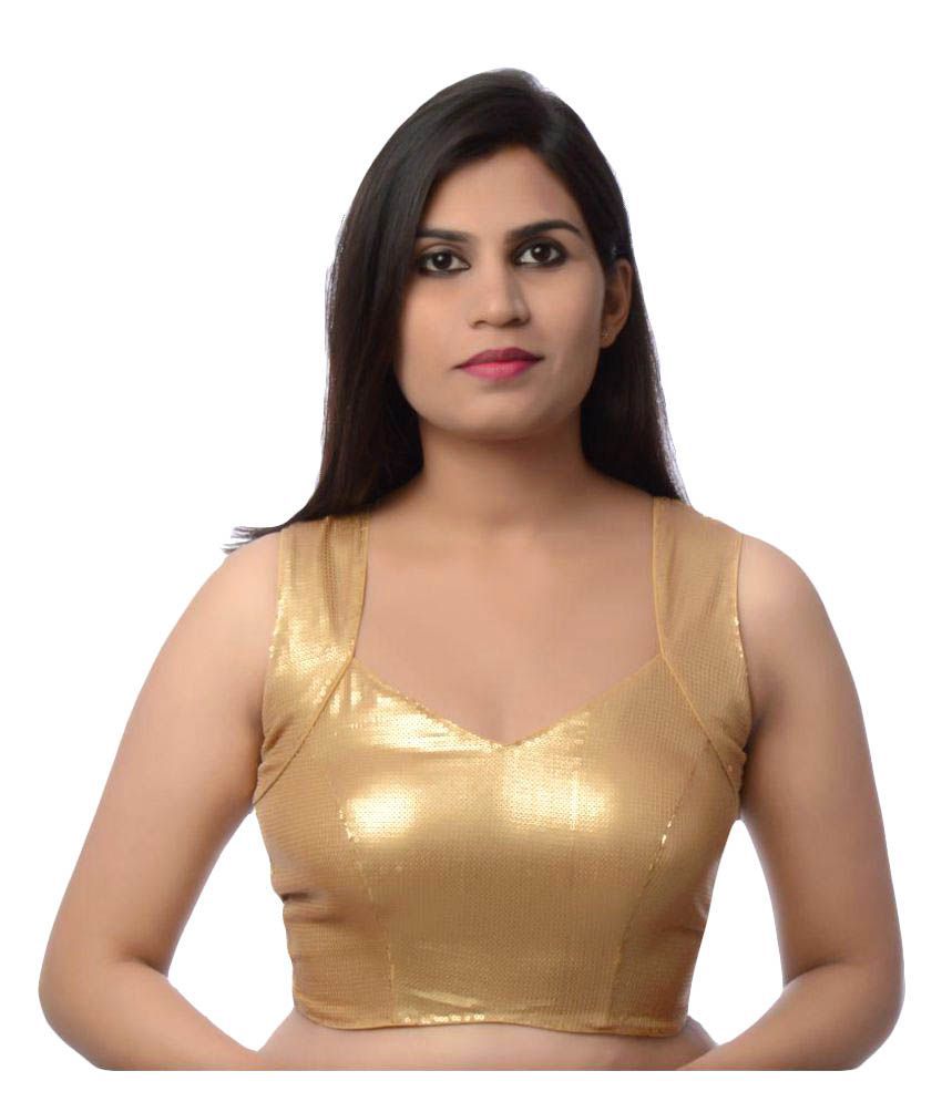 Atulya Designer Blouse Gold Sequin Women S Blouse Pack Of 1 Buy