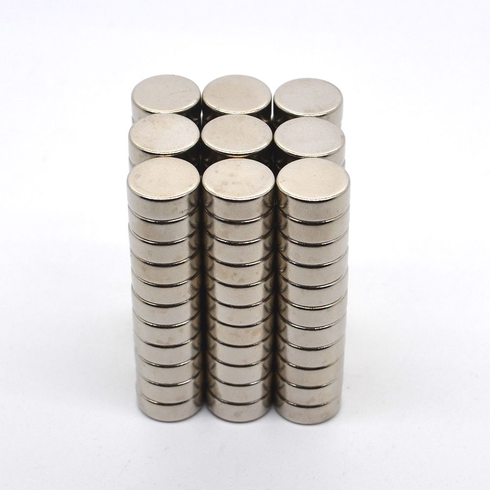 100 Pieces of 10mm x 4mm Neodymium Disc / Cylindrical N52 Rare Earth NdfeB