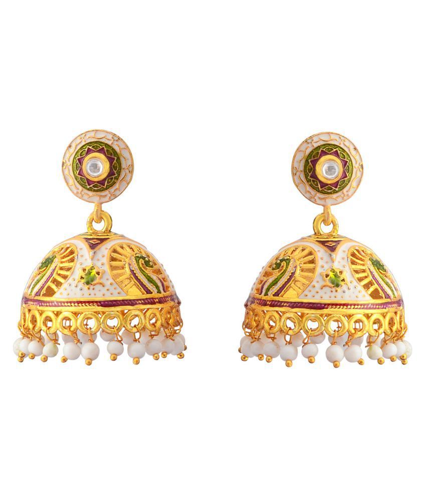 Traditional Meenakari gold plated tokri 