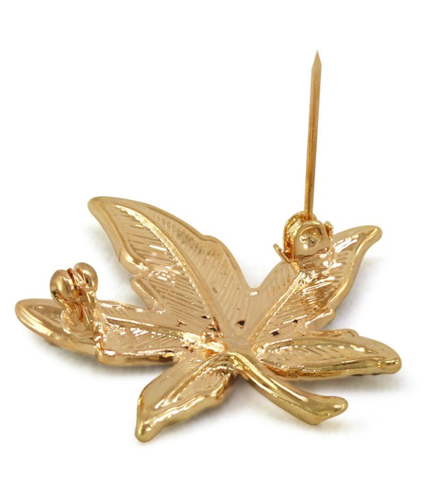 Diva Fashion Maple Leaf Brooches Crystal Brooch Buy Diva Fashion Maple