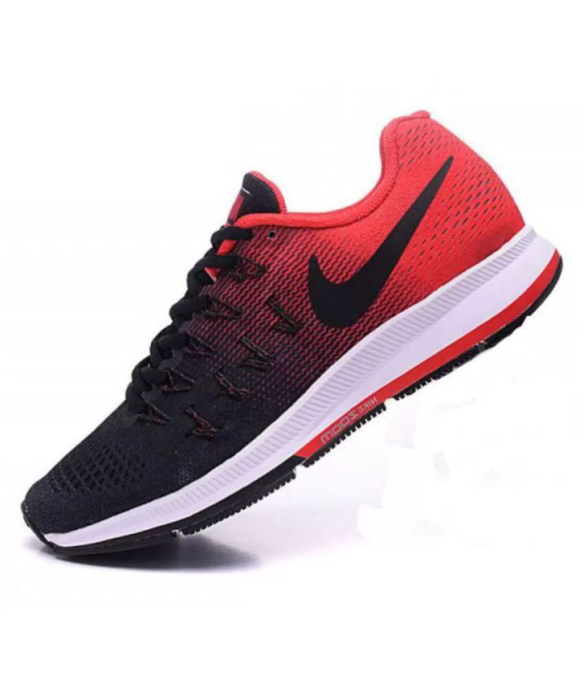 red nike shoes running