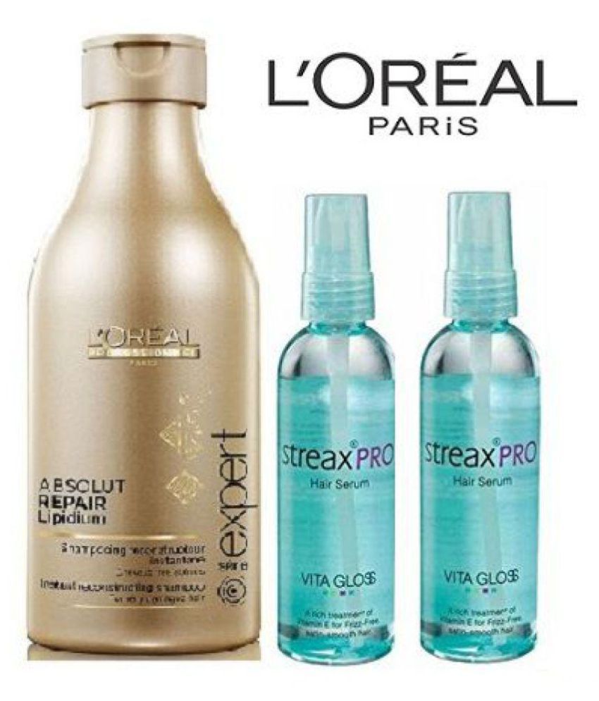 Imported Combo L'oreal Shampoo & Streax Pro Hair Serum 450 ml Pack of 2: Buy  Imported Combo L'oreal Shampoo & Streax Pro Hair Serum 450 ml Pack of 2 at  Best Prices