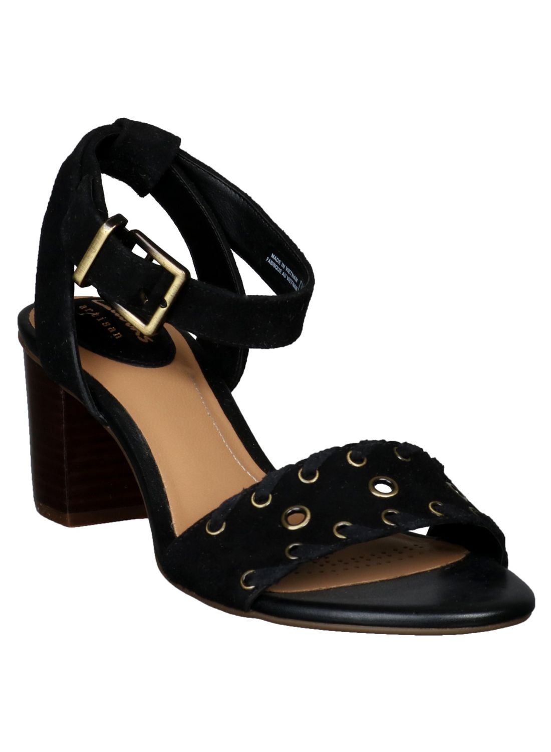 clarks block heels