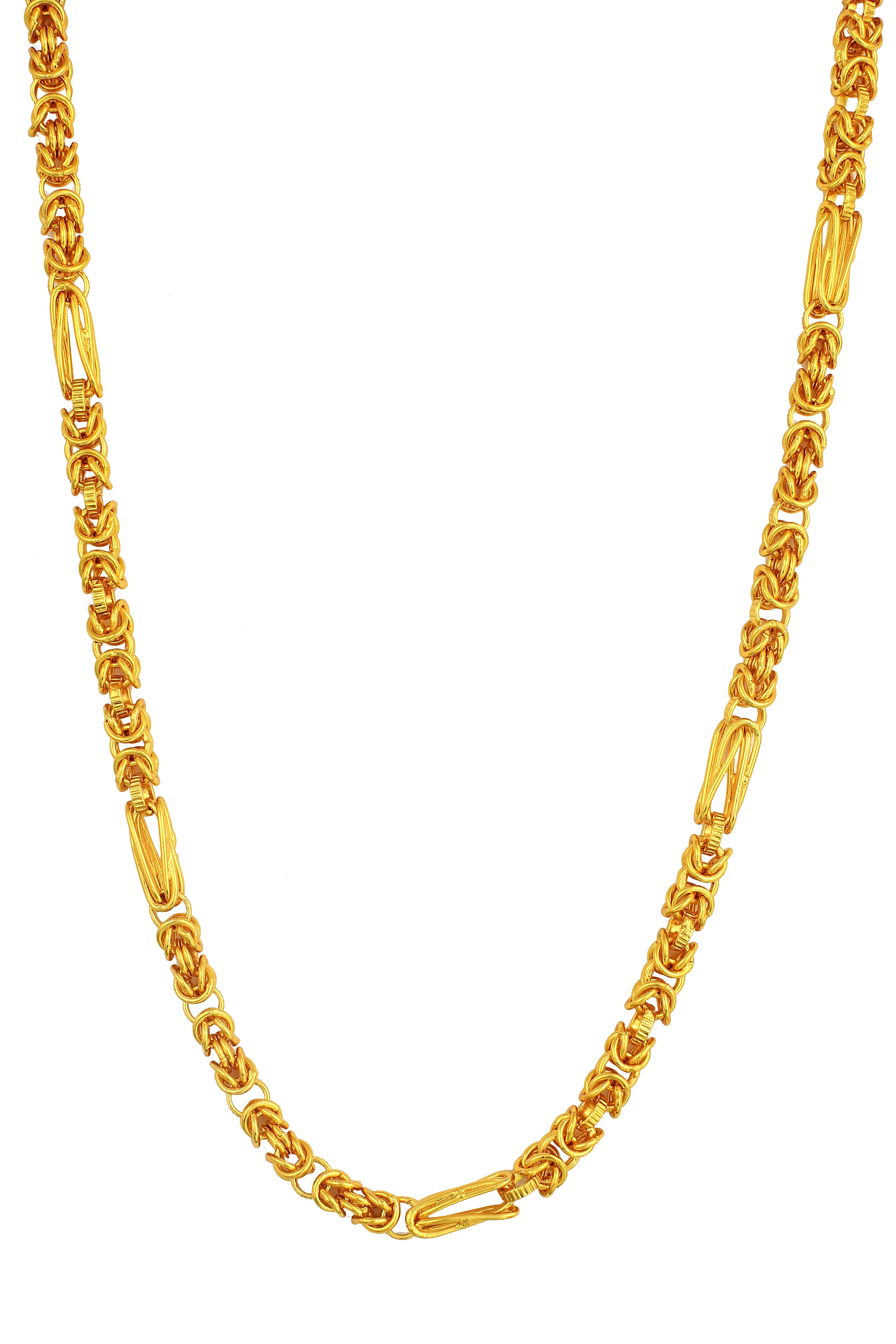 Dipali Designer Gold Plated Chain For Mens & Boys: Buy Dipali Designer