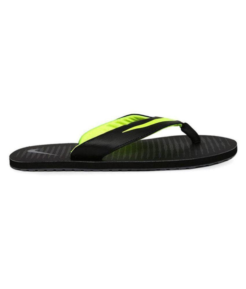 nike green thong flip flop