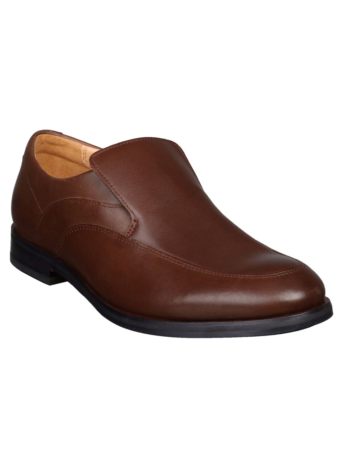 Clarks Slip On Genuine Leather Brown Formal Shoes Price in India- Buy ...