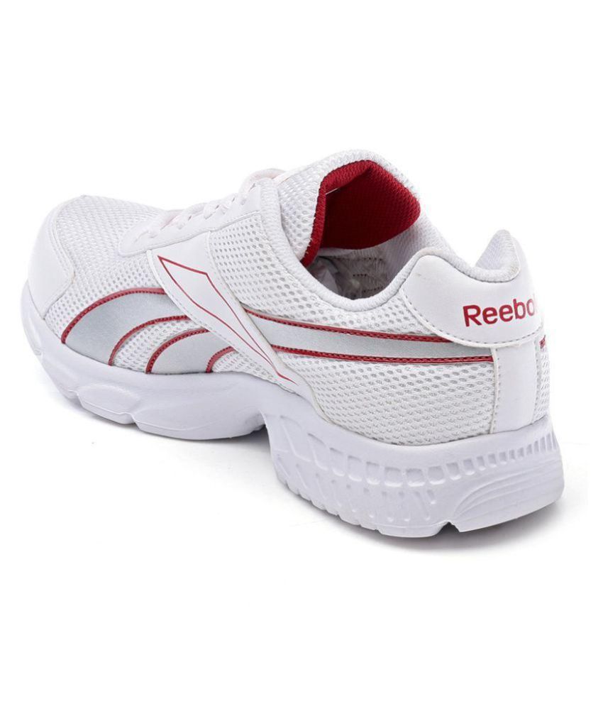 reebok acciomax lp white running shoes