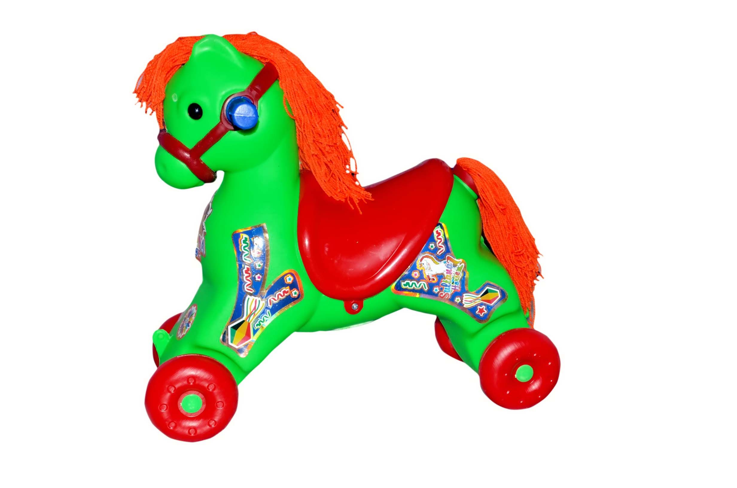 2 in 1 Horse Rocker ‘n’ Ride on, Musical Baby Horse 2-in-1 - Rocker cum ...