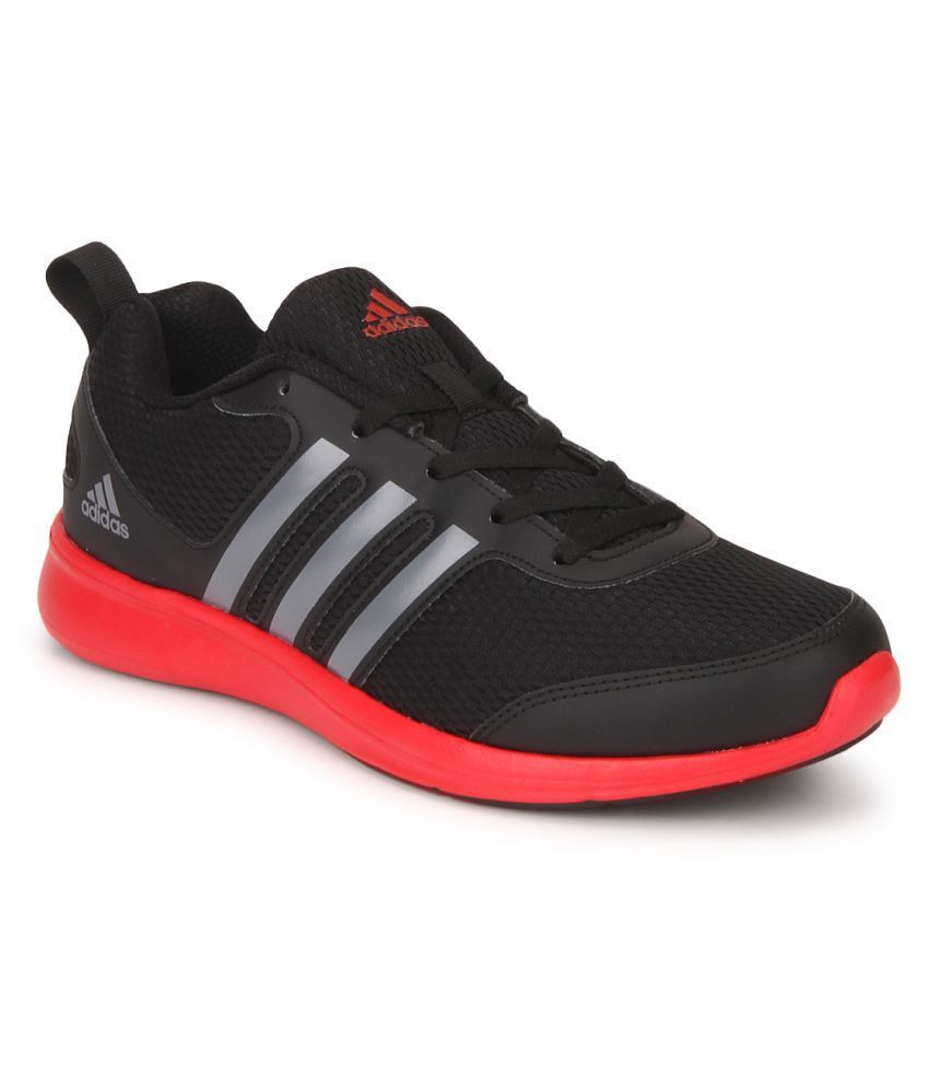 adidas yking black running shoes