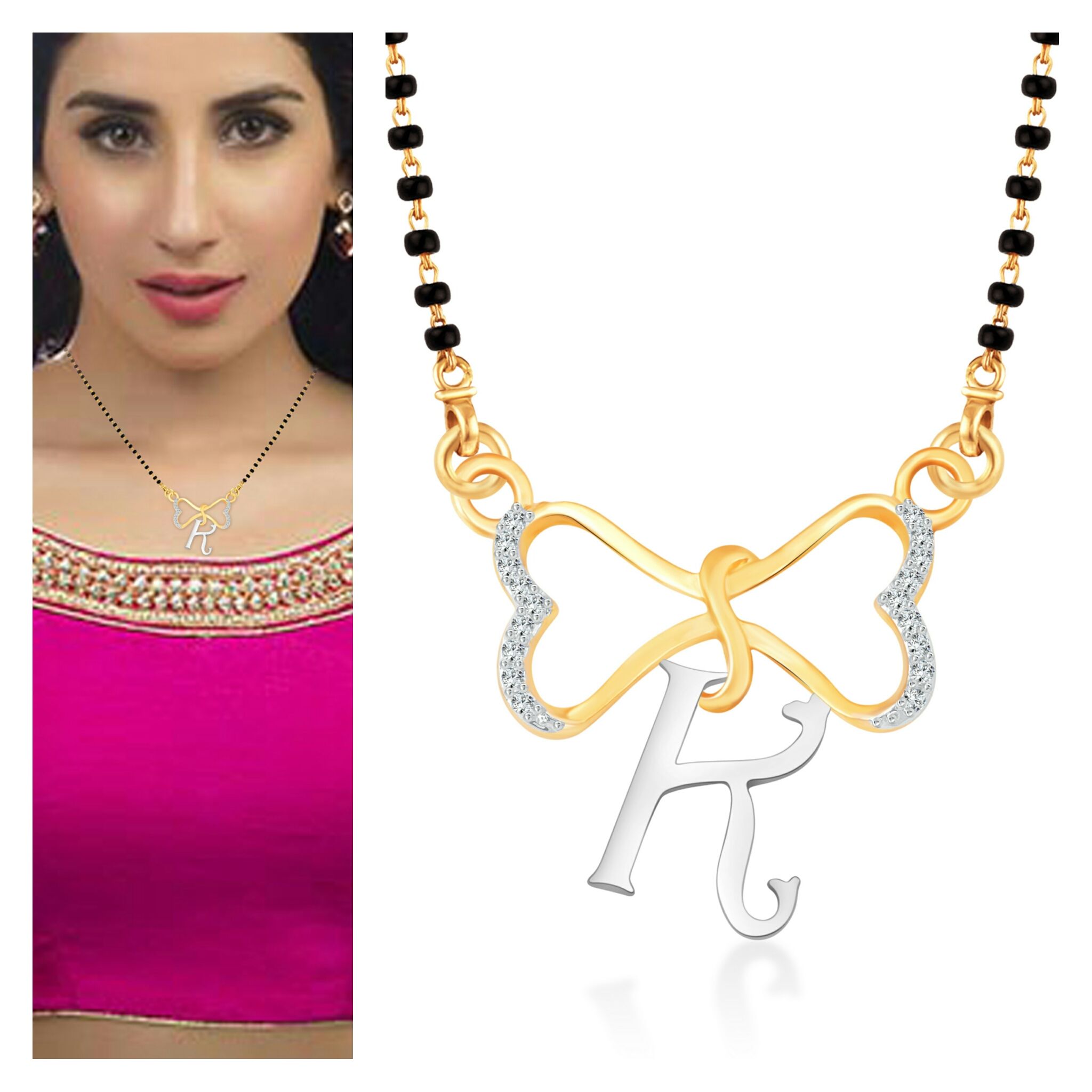     			Vighnaharta - Golden Mangalsutra ( Pack of 1 )