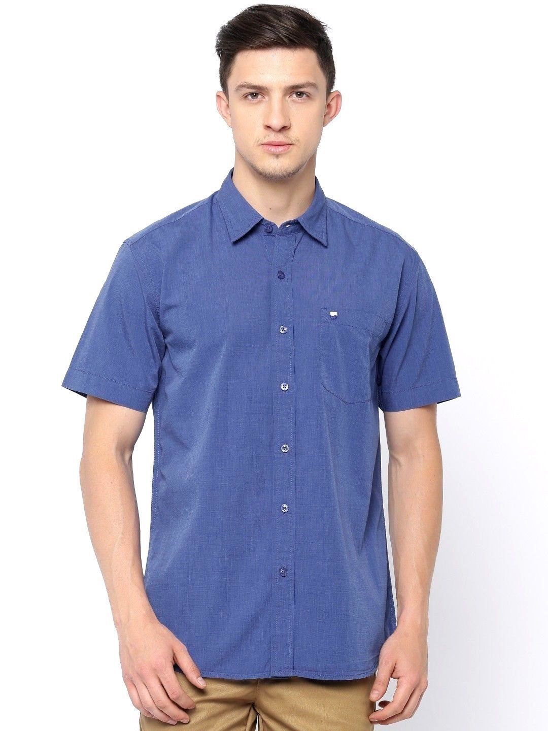 Download Lee Men Blue Regular Fit Shirt - Buy Lee Men Blue Regular ...