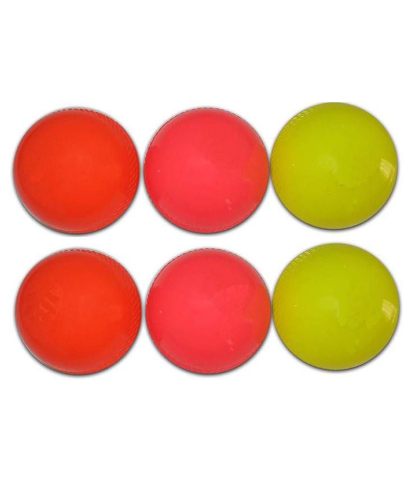     			ovolo wind rubber cricket rubber ball (pack of 6 multicolors)