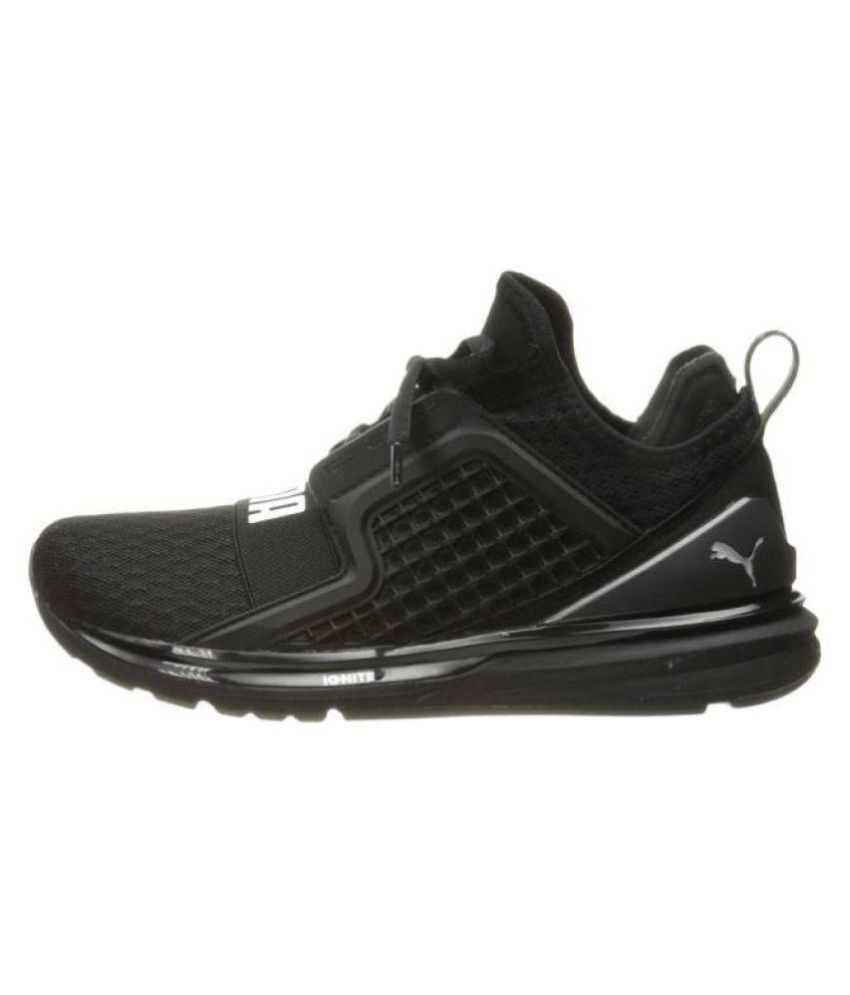 Puma Ignite Black Running Shoes - Buy Puma Ignite Black Running Shoes ...