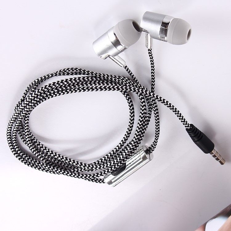 Gange Braided wiring rope headset In Ear Wired Earphones With Mic Buy Gange Braided wiring