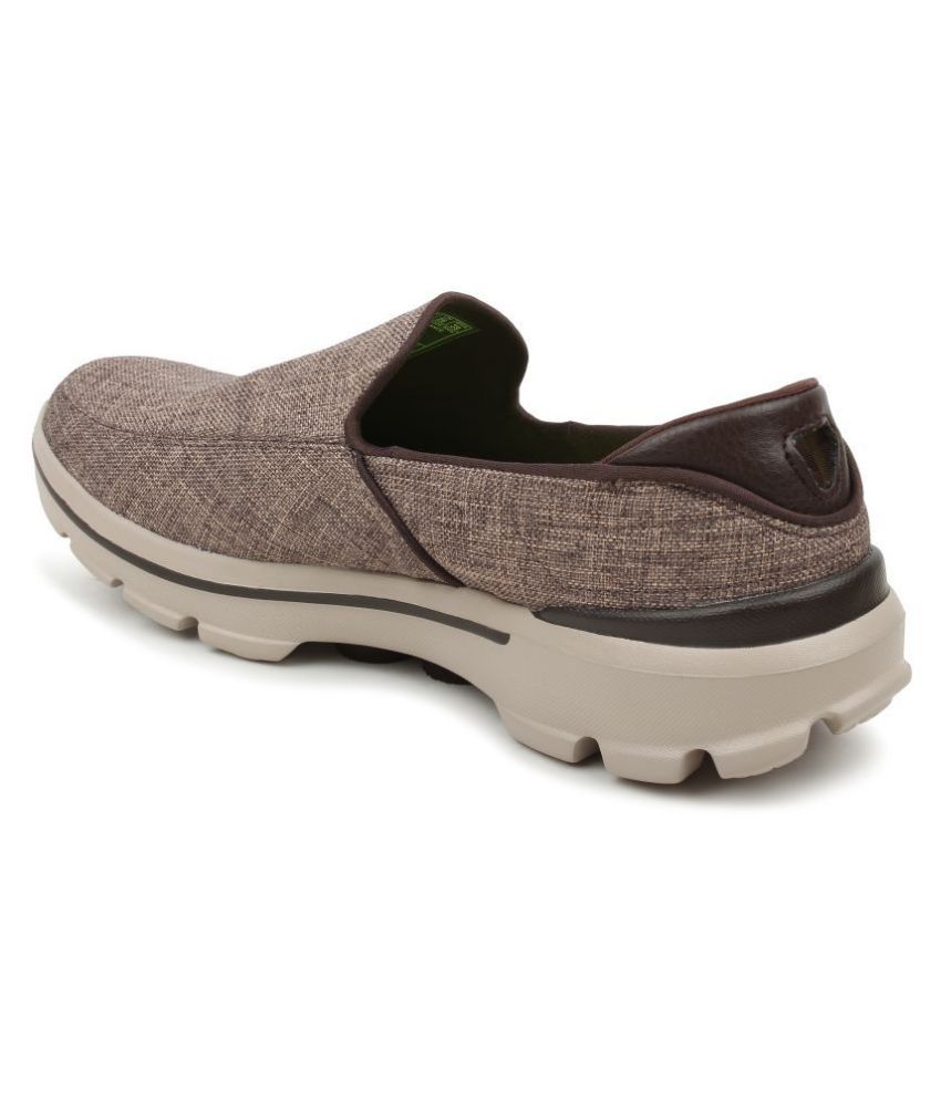 Skechers 54053 GO WALK 3 Brown Casual Shoes Buy Skechers
