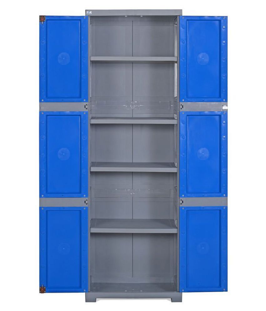 Nilkamal Freedom Mini Medium Cabinet Almirah Wardrobe Blue Buy