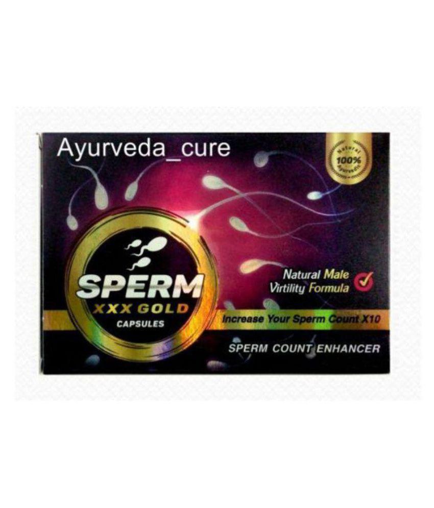     			Ayurveda Cure Sparm XXX Gold Capsule (10 x 5 = 50 Caps) 50 no.s Minerals Capsule