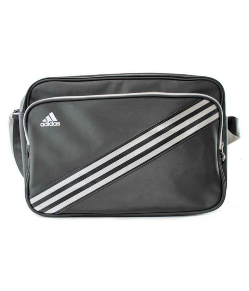 Adidas Black Polyester Casual Messenger Bag Buy Adidas Black