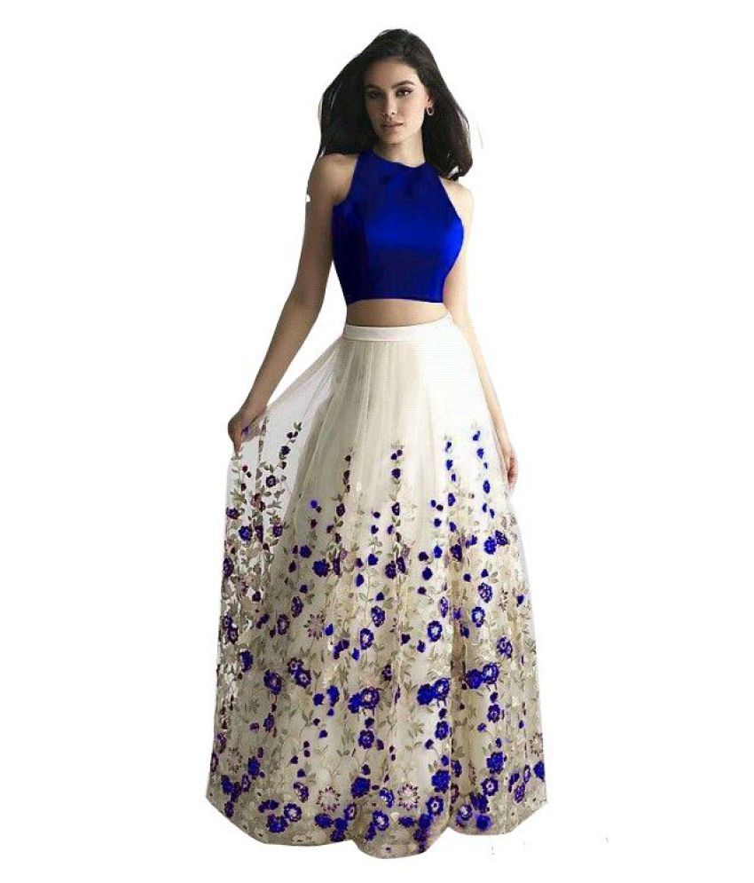 tissue lehenga design