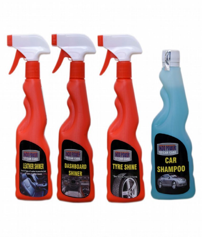 DASHBOARD SHINER SPRAY 250ML.+CAR WASH SHAMPOO 250ml.+ TYRE SHINER