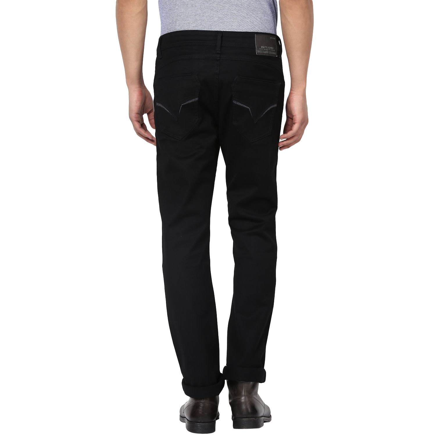 mufti black jeans