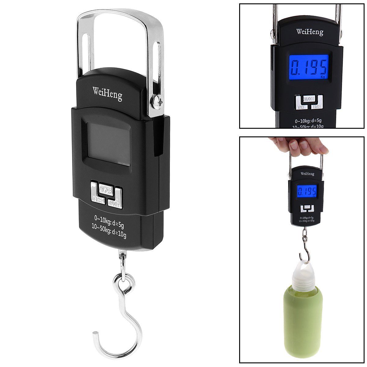 UMEI Hand Scales with Tape Measure for Travel Baggage Weight（Excluding batteries） Luggage Scale