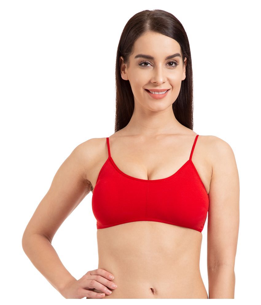 Buy Tweens Cotton Lycra Bralette - Red Online at Best Prices in India ...