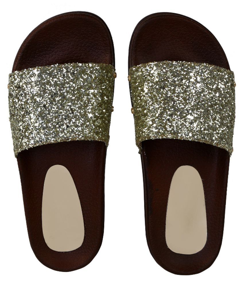 gold slippers for wedding