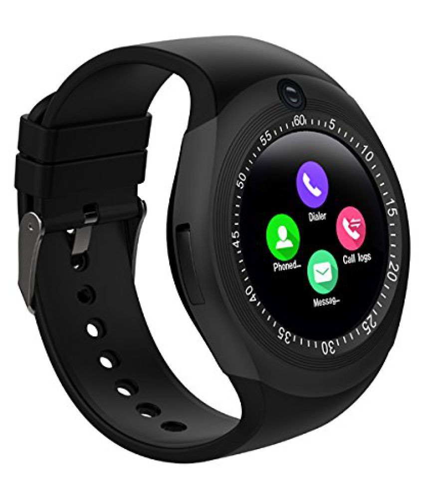 smart watch in round dial