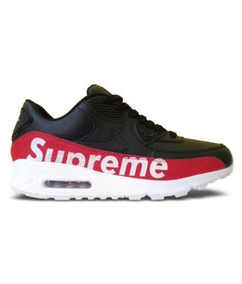 nike supreme shoes black