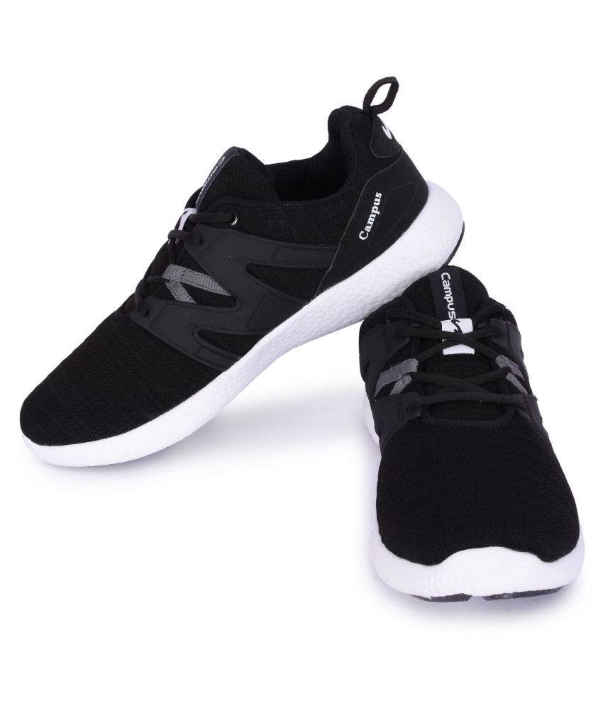 Campus ZINK Black Running Shoes - Buy 