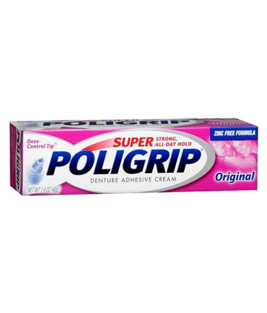 Poligrip Denture Adhesive Cream Side Effects