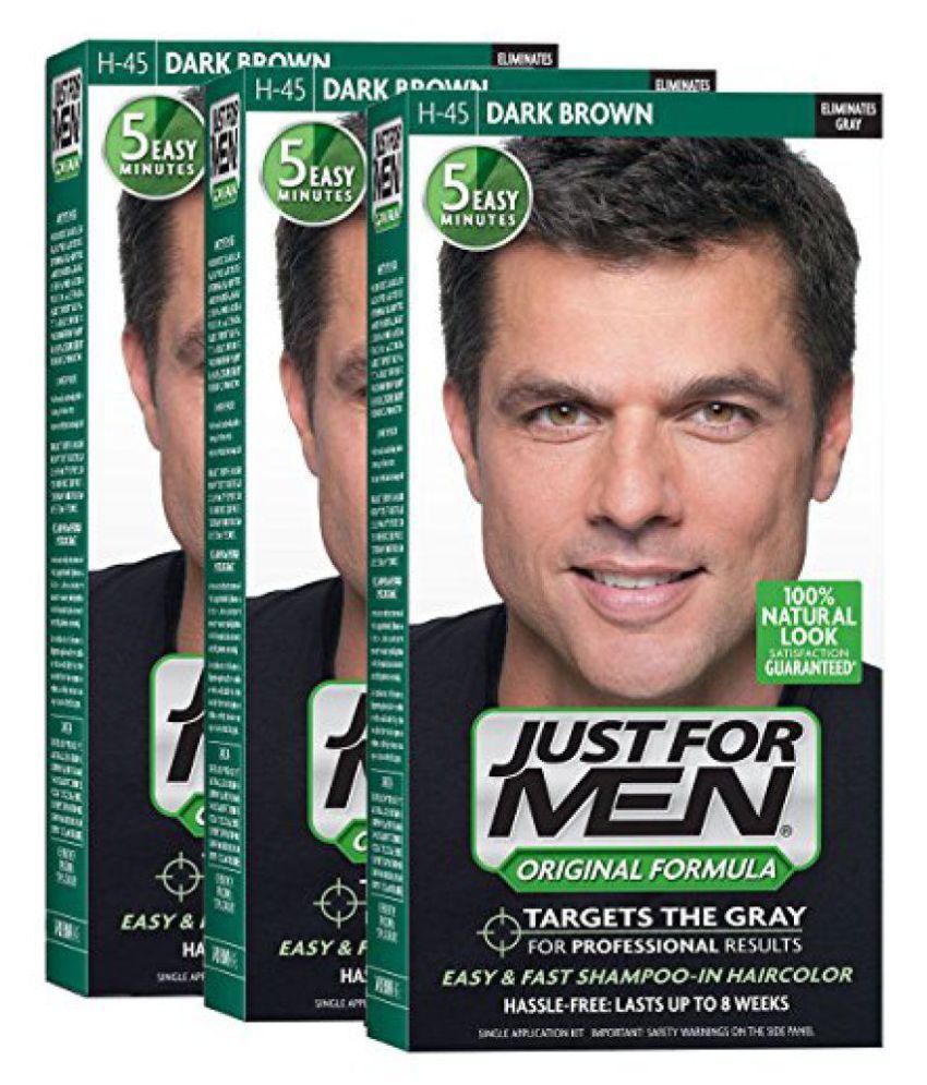 Just For Men Temporary Hair Color Dark Brown 3 Gm Buy Just For