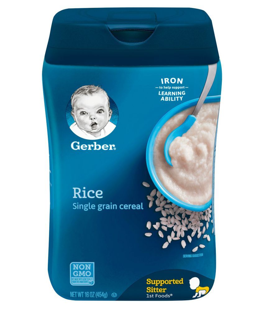 Gerber Gerber Baby Food Rice Single Grain Cereal 227g Infant Cereal for