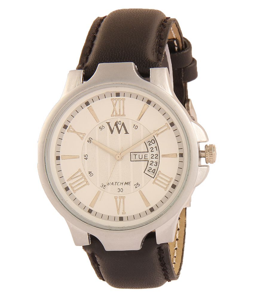 Watch Me Analog Quartz Watch for Men with Day/Date Function DDWM002