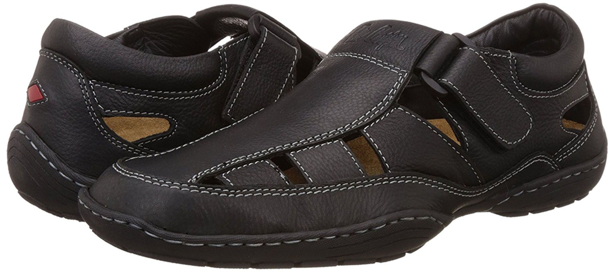 lee cooper men's leather sandals and floaters
