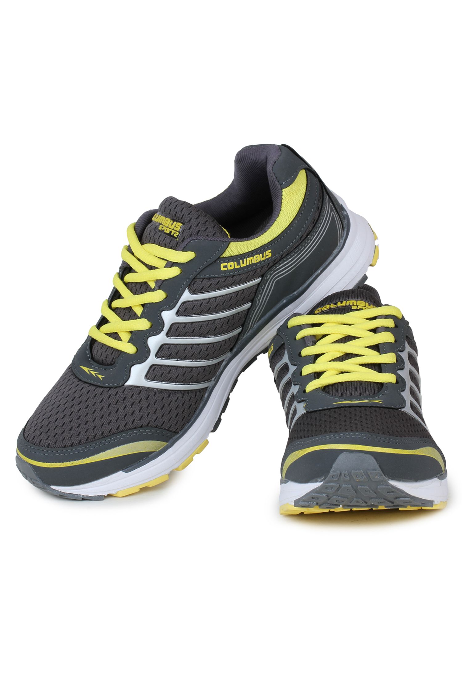 Columbus SKM17Grey Yellow Yellow Running Shoes Buy