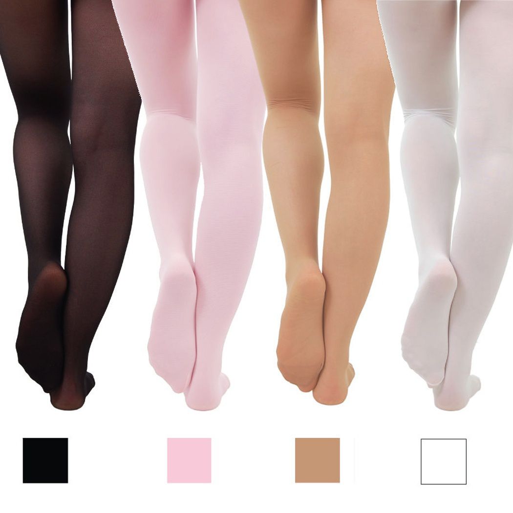 Pitping Childrens Girls Full Footed Tights Ballet Dance Leggings Stockings 