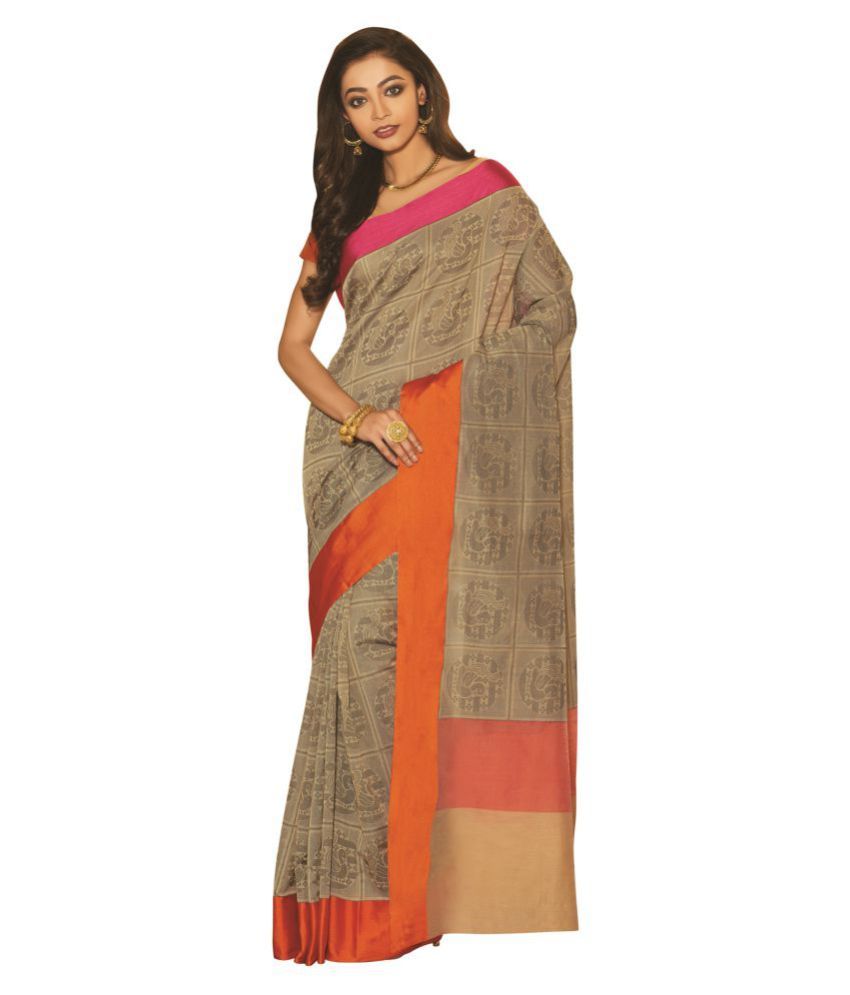 grey ethnic wear