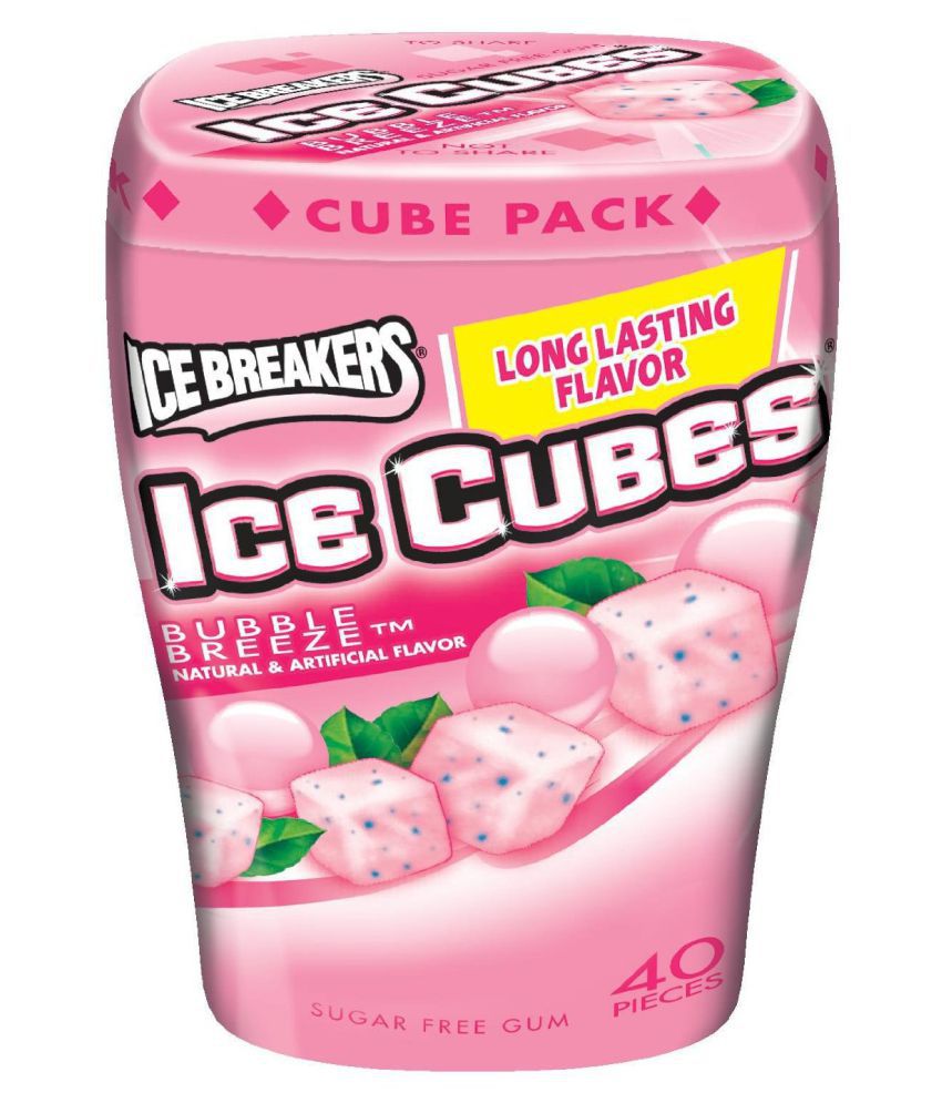 Ice Breakers Ice Cubes Bubble Breeze Mint 40 no.s: Buy Ice Breakers Ice ...