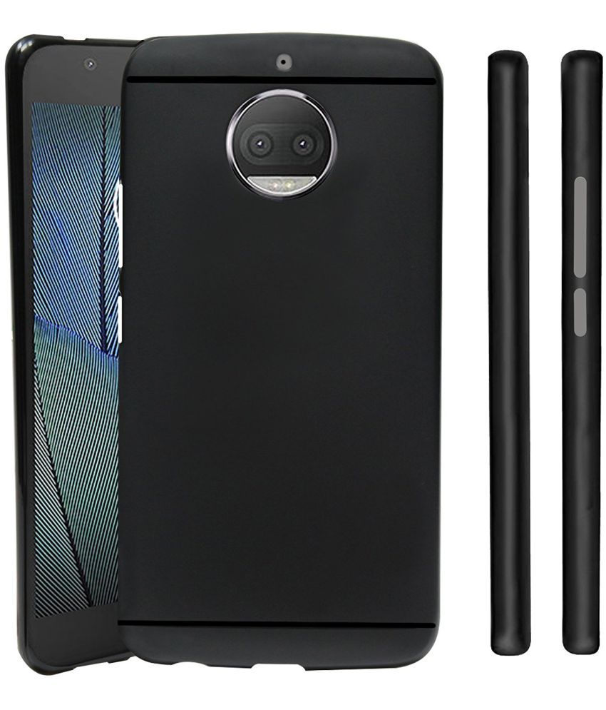 Motorola Moto G5s Plus Bumper Cases Hamee Black Plain Back Covers Online At Low Prices Snapdeal India