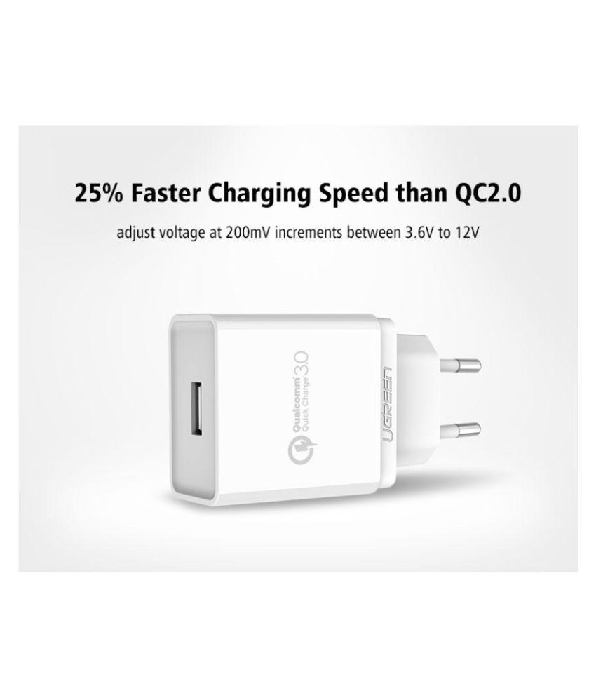 Ugreen Car Mobile Charger CD122 White