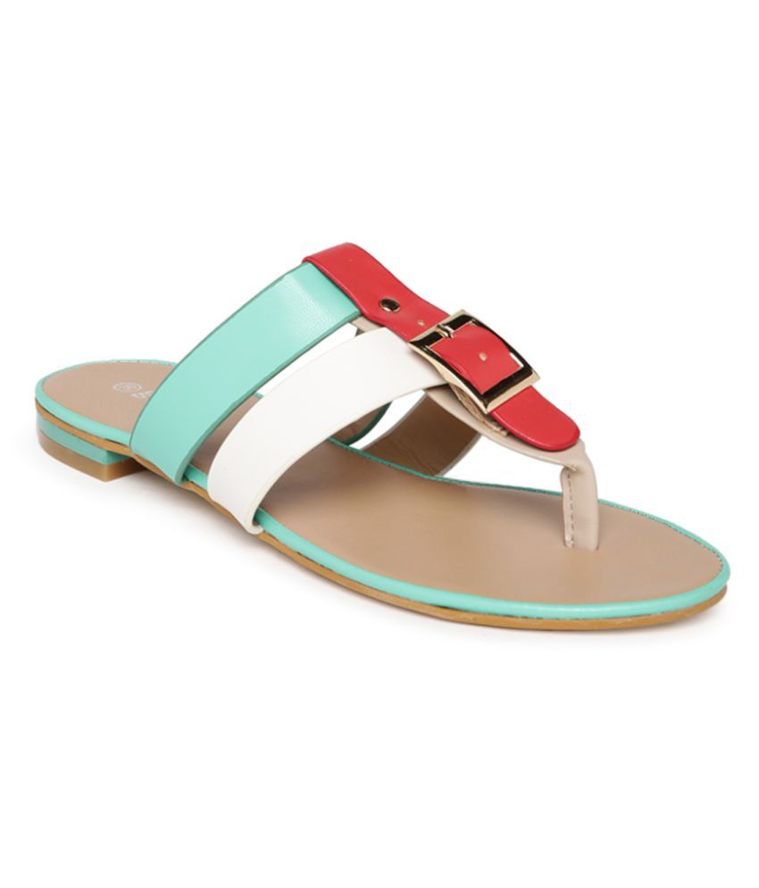 bright colored flats